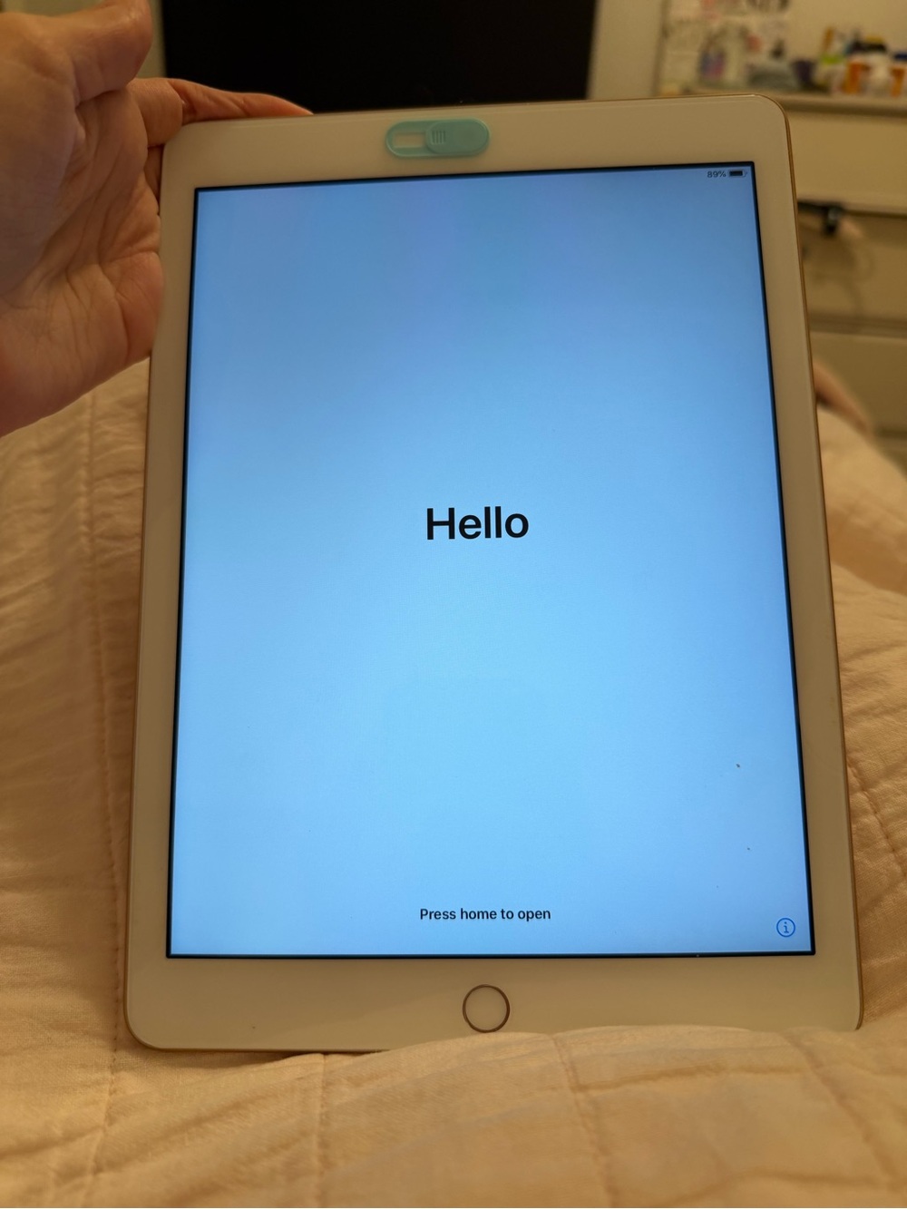 Apple iPad 6th Generation 128GB Gold WiFi Only No Accessories iPad Only